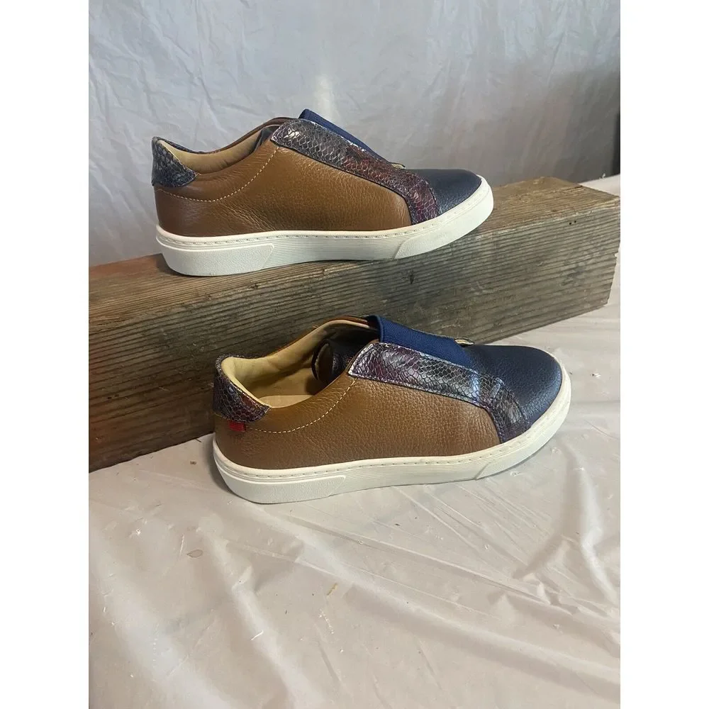 Unisex Marc Joseph‎ New York Leather Slip-Ons- Size 13- Very Nice